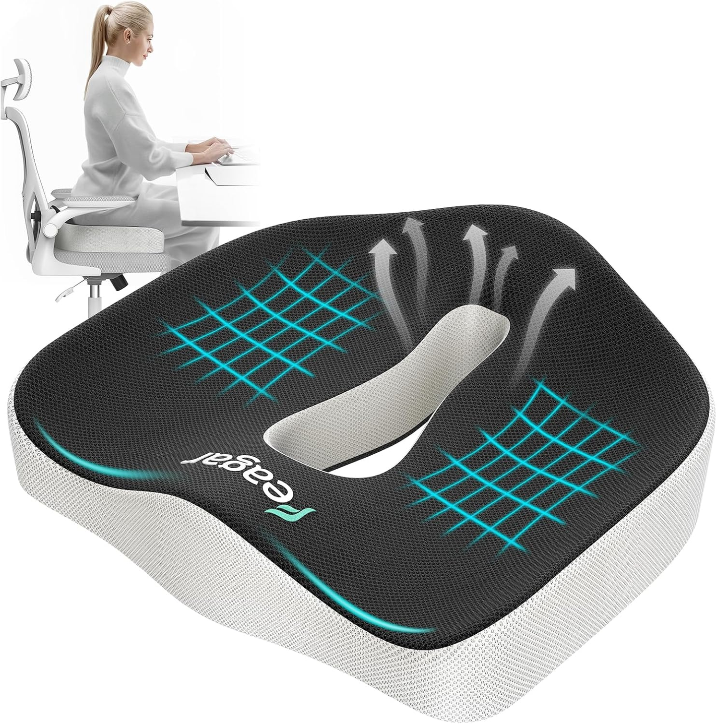 Cojín Antidolor para Silla Oficina y Coche RelaxForm®