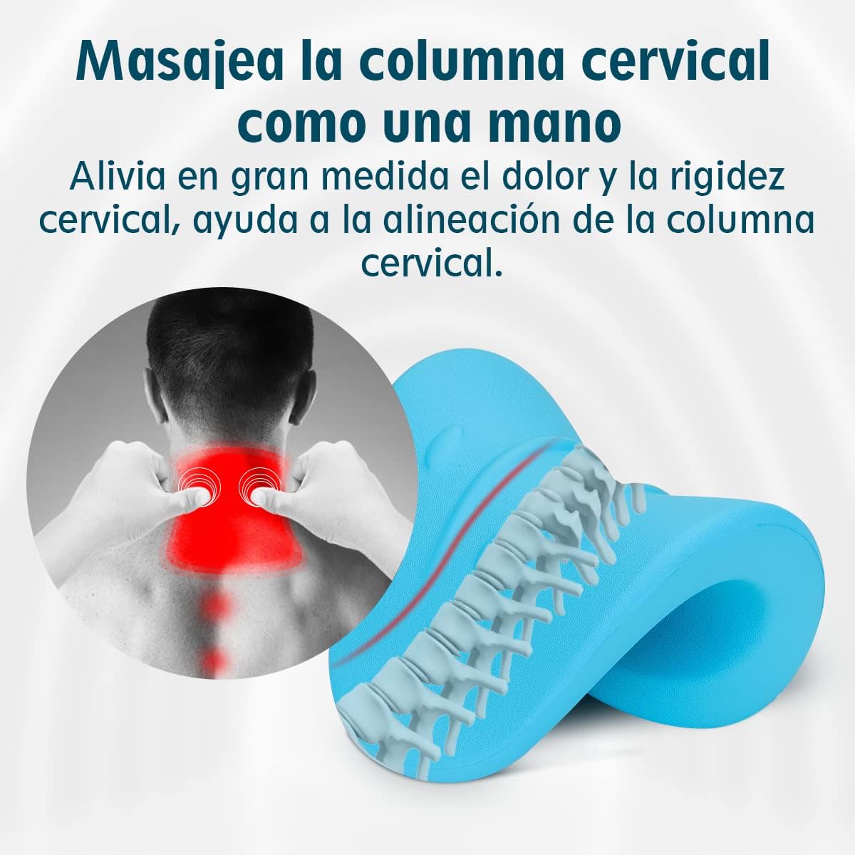 Almohada Quiropráctica PlusThey® Sin Dolor con 10 Minutos al Día