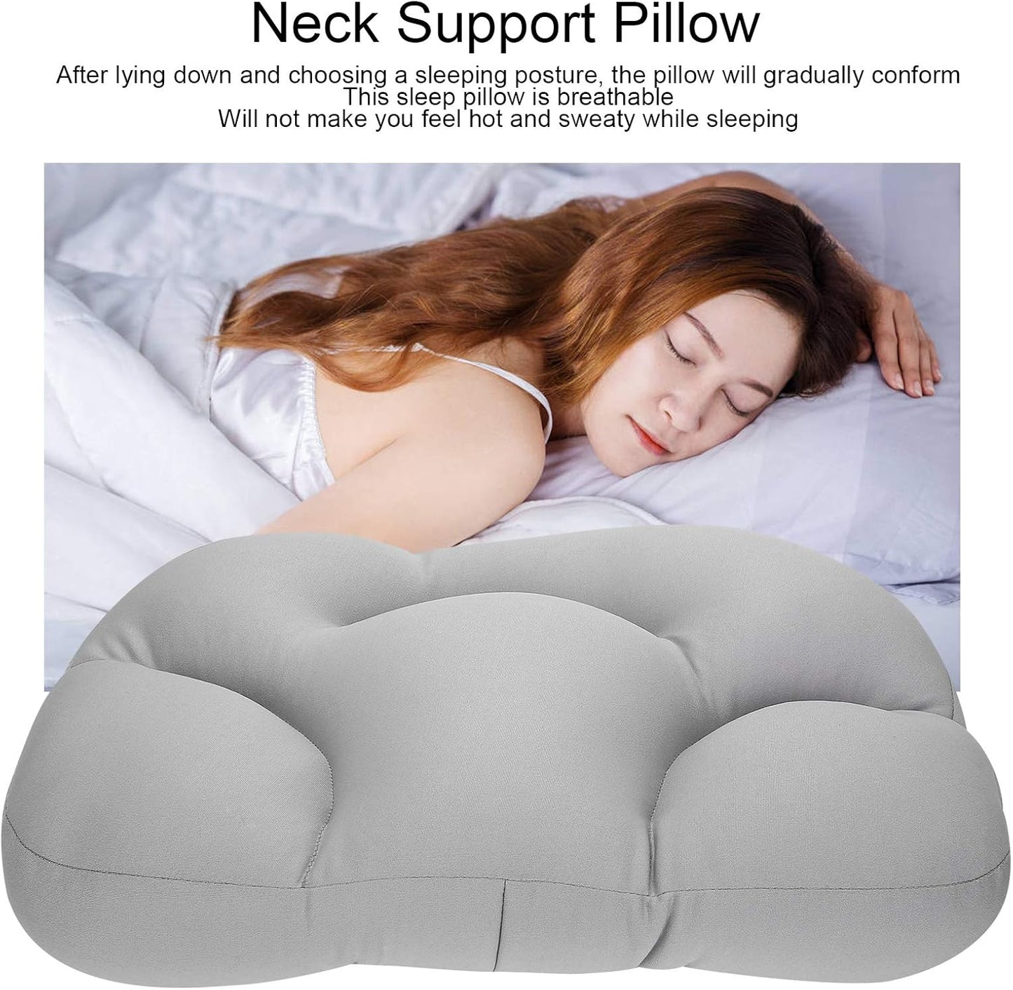 Almohada Nube Microperlas Pearlsoft® descanso profundo