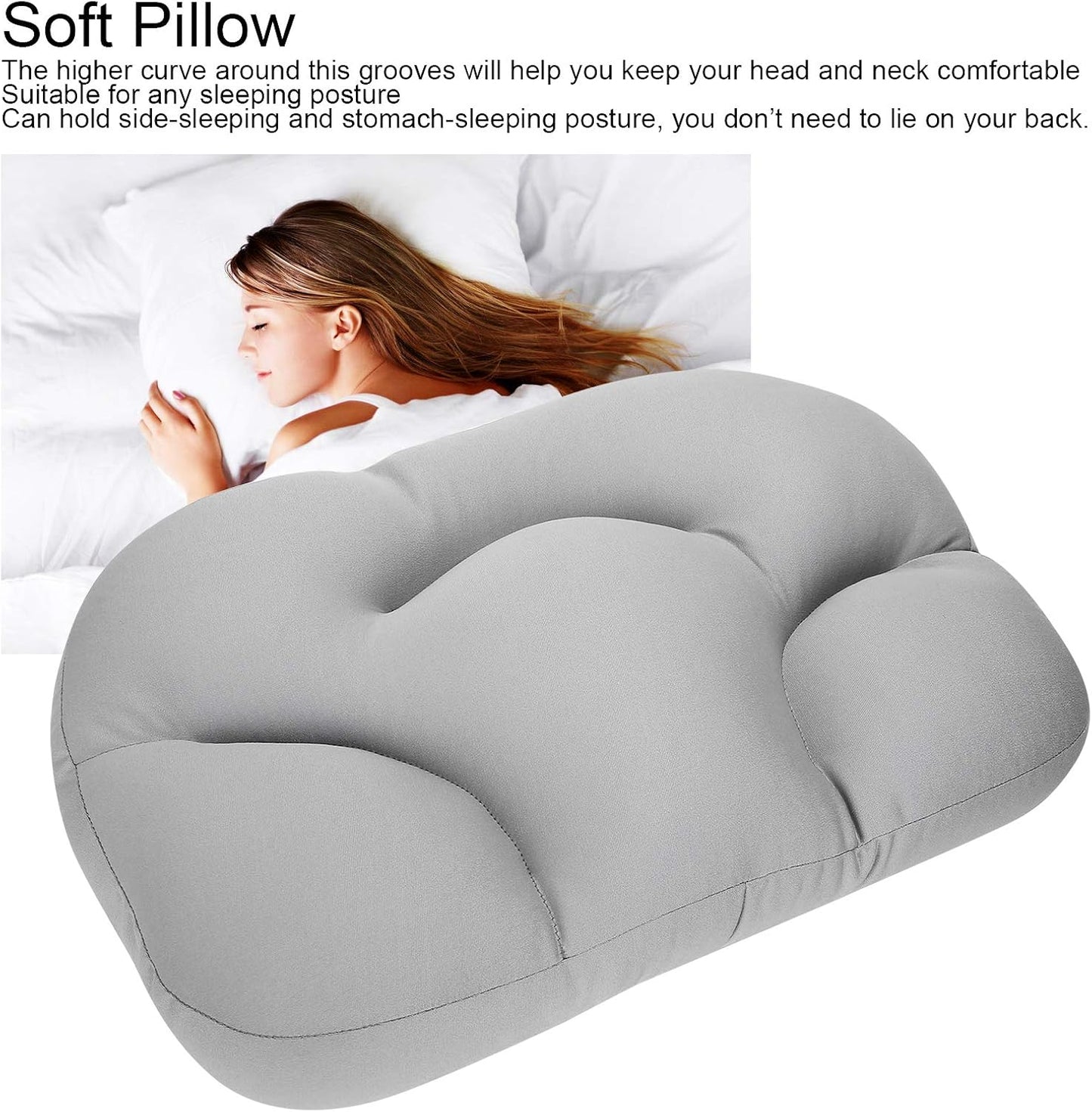 Almohada Nube Microperlas Pearlsoft® descanso profundo