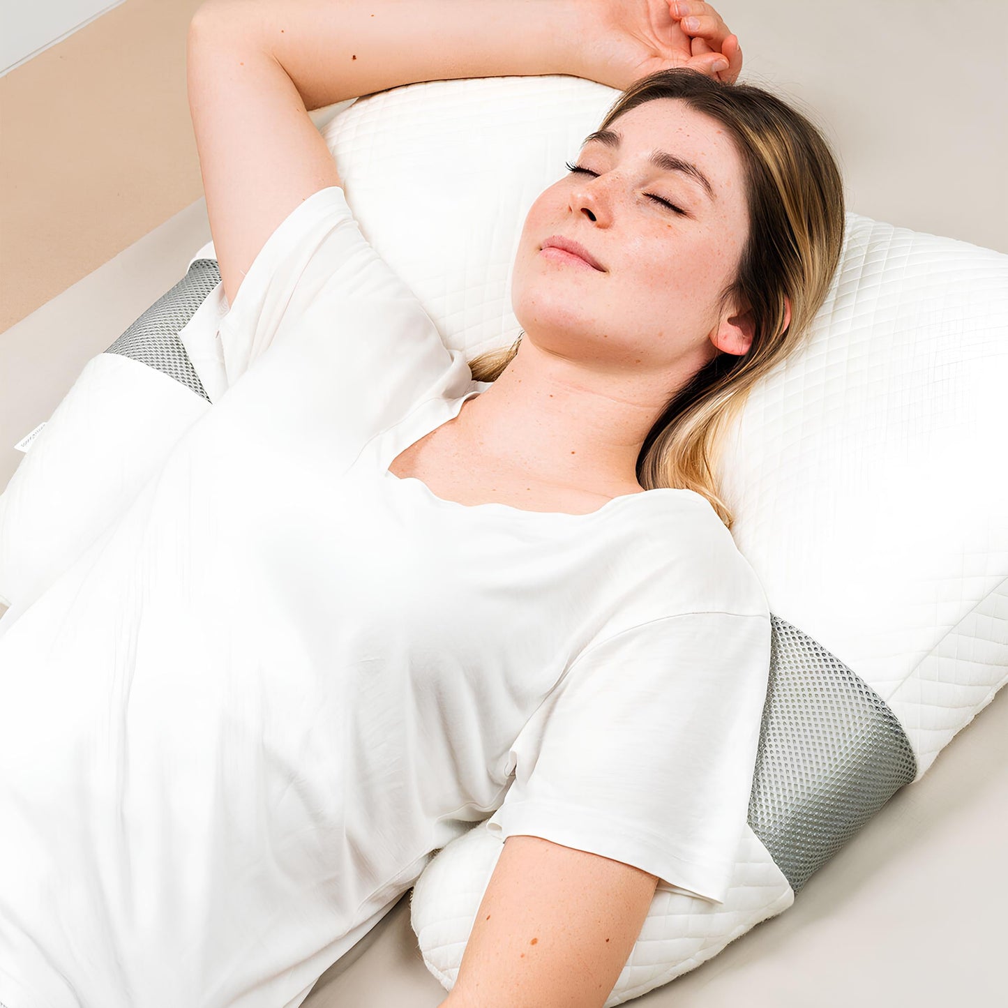 Almohada Ergonómica Forma de U Sloow® descanso total