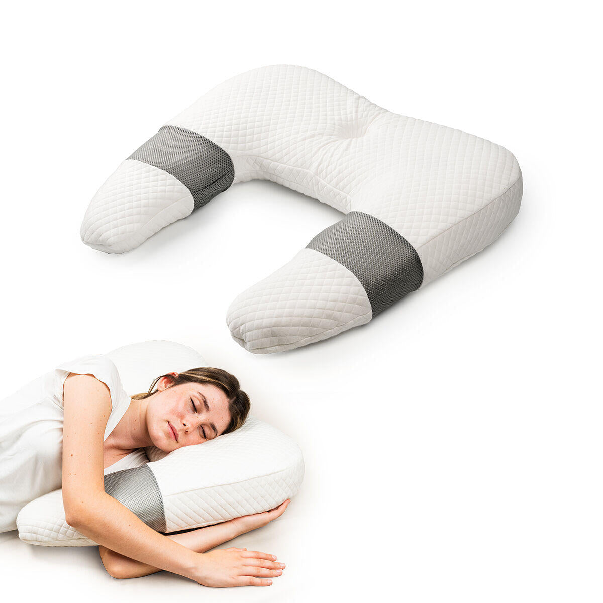 Almohada Ergonómica Forma de U Sloow® descanso total