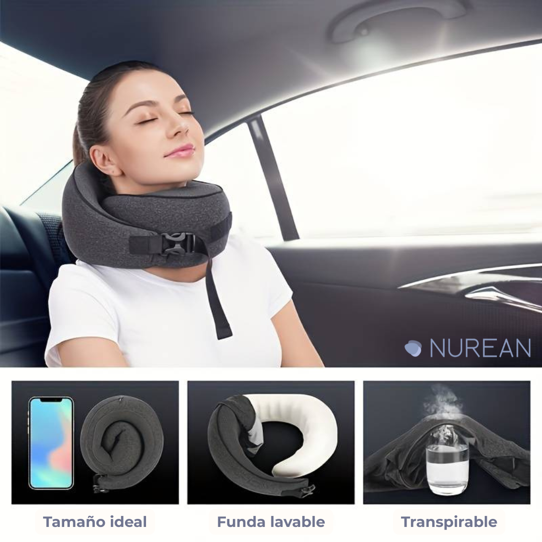 QuietJet® Almohada de Viaje 360º 🚗😴✈️
