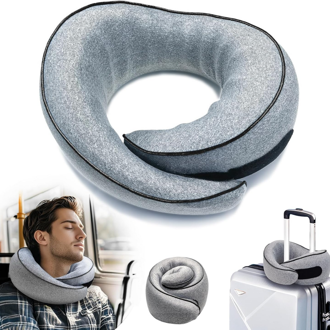 QuietJet® Almohada de Viaje 360º 🚗😴✈️