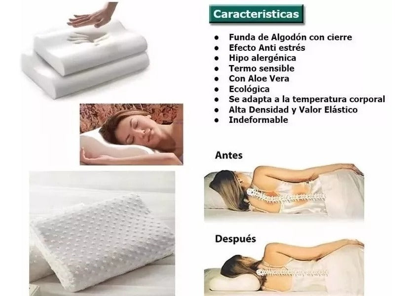 Almohada Cervical Ortopedic Pro® y descansa sin dolor