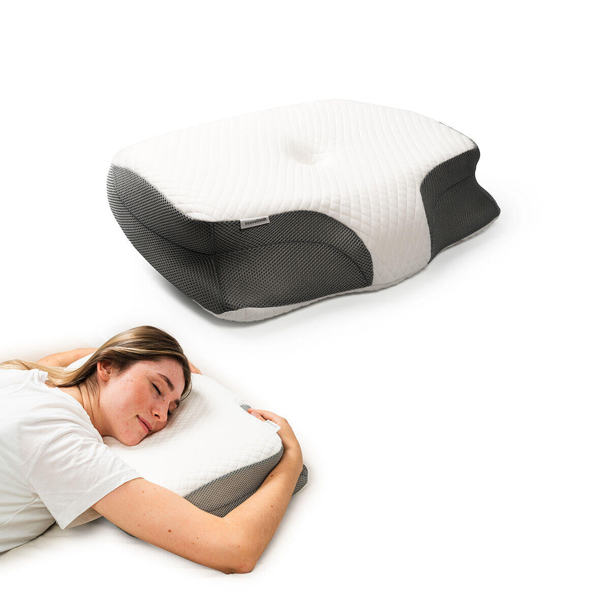 Almohada Cervical Ergonómica Talum® descanso efectivo