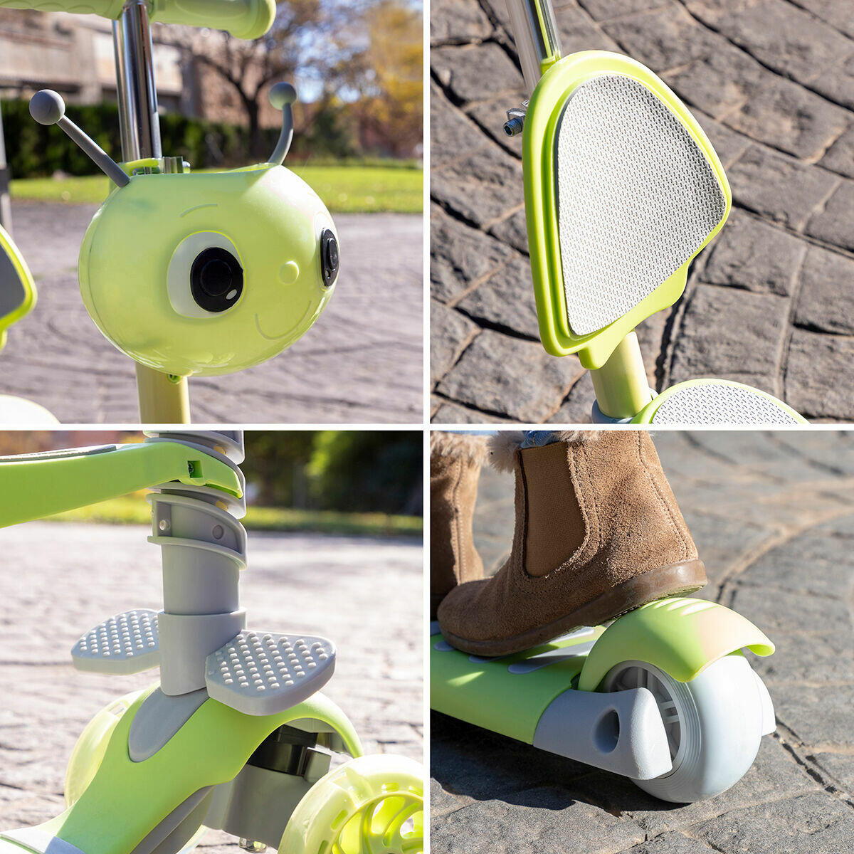 Patinete para Niños Evolutivo 3 en 1 multifunción