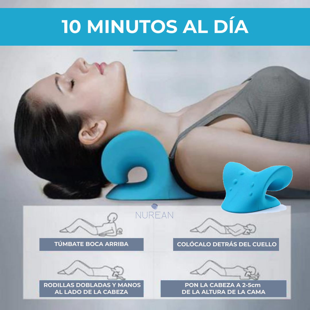 Almohada Quiropráctica PlusThey® Sin Dolor con 10 Minutos al Día