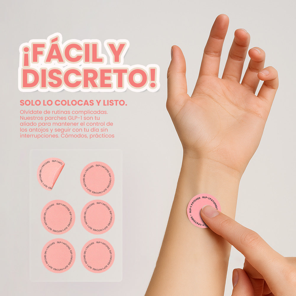 Parches GLP-1™ Reduce tu apetito y pierde peso de forma natural (Kit 30 parches)