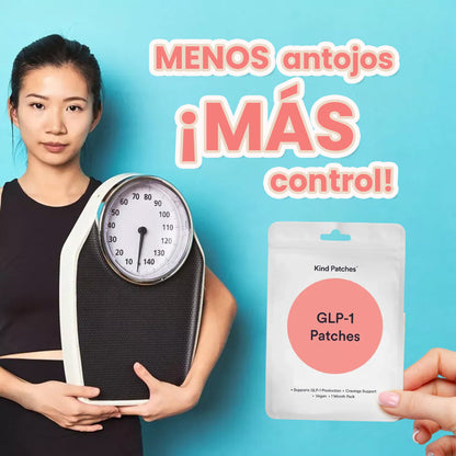 Parches GLP-1™ Reduce tu apetito y pierde peso de forma natural (Kit 30 parches)