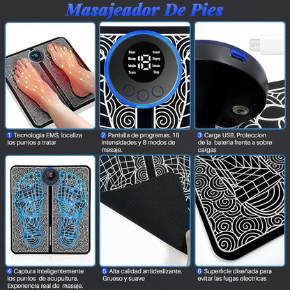 Pack PIES ANTIDOLOR: Masajeador de pies FootTech®. REGALO: Plantillas de Masaje + Ebook