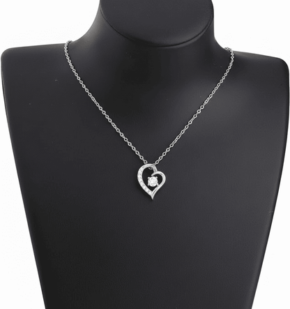 Collar Amor Sincero A LA MUJER DE MI VIDA™ Corazón - Regalo para Tu Pareja (con nota especial)