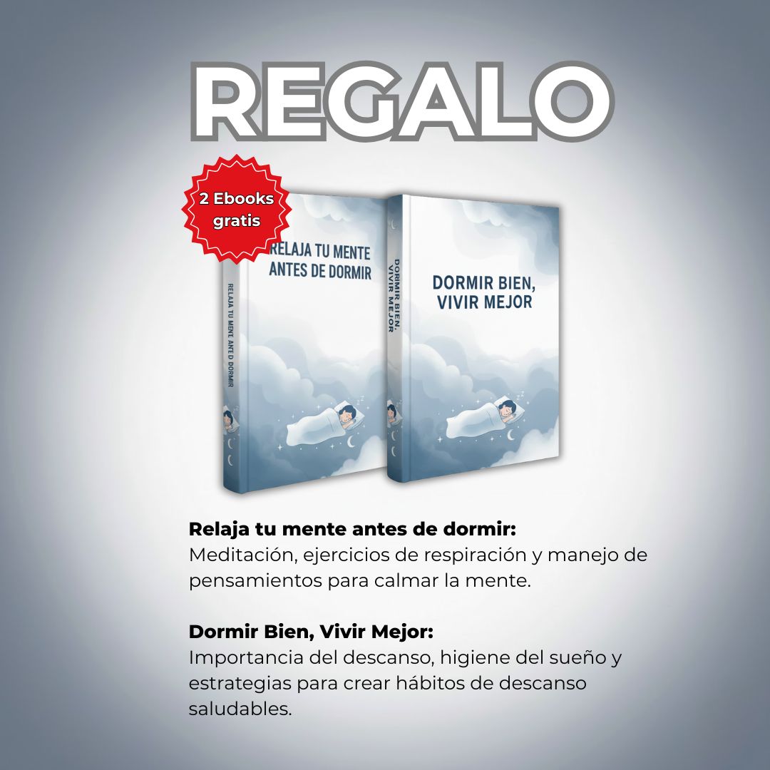 Almohada Ortopédica CanCloud® duerme sin dolor y de REGALO: 2-Ebooks