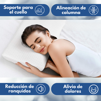 Despierta sin dolor, duerme como nunca. ClickPillow® Almohada Ortopédica