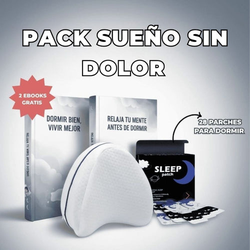 Almohada Ortopédica CanCloud® duerme sin dolor + REGALO: Parches Dormir y 2-Ebooks