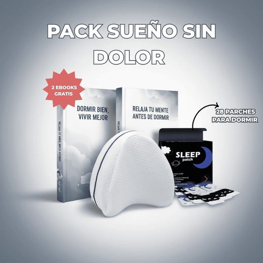 Almohada Ortopédica CanCloud® duerme sin dolor + REGALO: Parches Dormir y 2-Ebooks