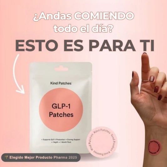 Parches GLP-1™ Reduce tu apetito y pierde peso de forma natural (Kit 30 parches)