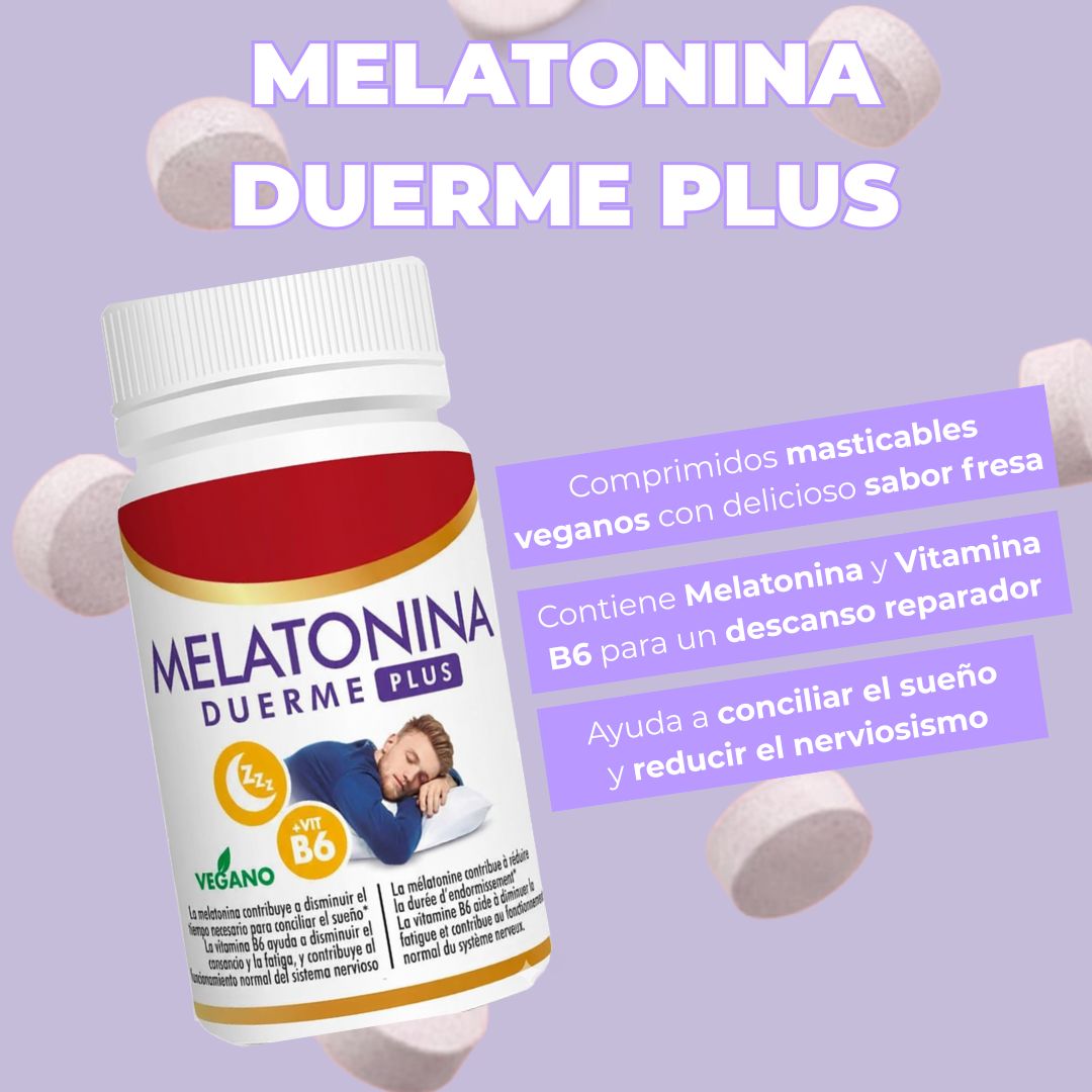 💤No mas Noches Sin Dormir y Sin Descanso - Melatonina Duerme Plus®