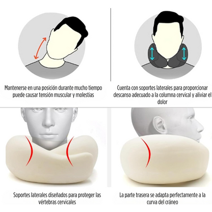 QuietJet® Almohada de Viaje 360º 🚗😴✈️
