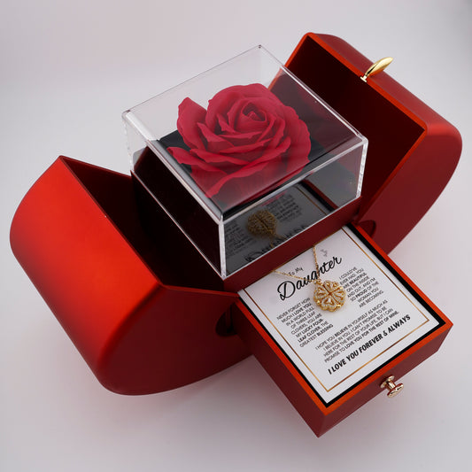 Collar Amor Sincero - A MI HERMANA con Caja Premium y mensaje especial.