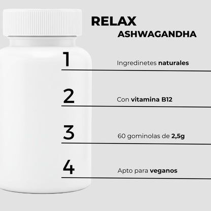 Di adiós al Estrés y recupera tu Energía diaria en 15 días - Relax Ashwagandha®