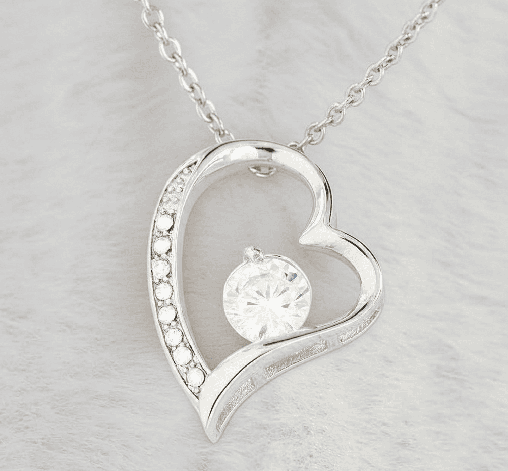 Collar Amor Sincero A LA MUJER DE MI VIDA™ Corazón - Regalo para Tu Pareja (con nota especial)