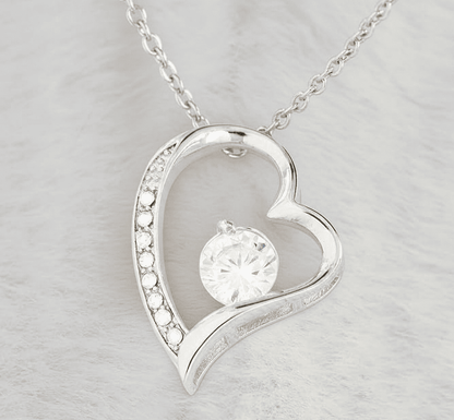 Collar Amor Sincero A LA MUJER DE MI VIDA™ Corazón - Regalo para Tu Pareja (con nota especial)