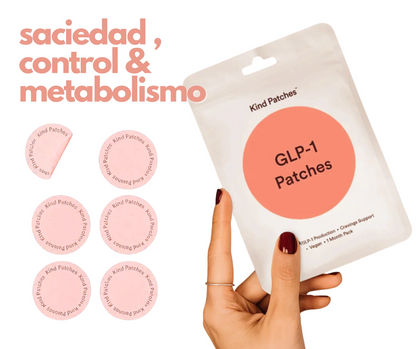 Parches GLP-1™ Reduce tu apetito y pierde peso de forma natural (Kit 30 parches)