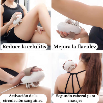 🔥Masajeador Anticelulítico XDerm®. Elimina Grasa Localizada y Celulitis en Solo 15 Minutos al Día