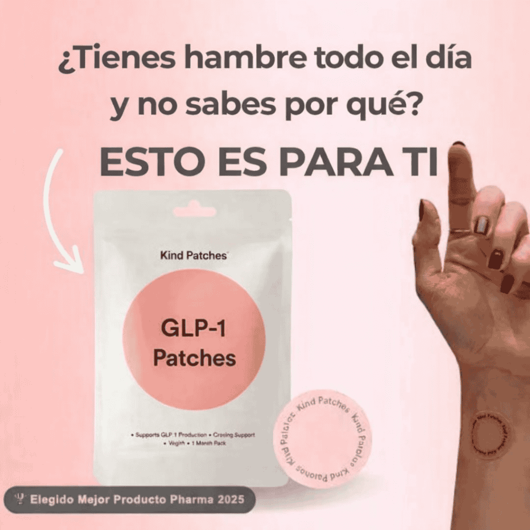 Parches GLP-1™ Menos Hambre y Menos Impulso de Picoteo + Energía (Kit 30 parches)