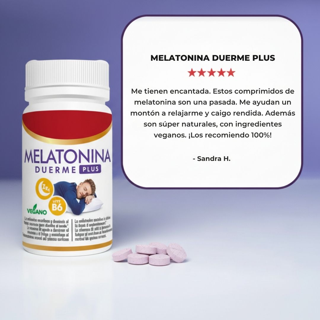💤No mas Noches Sin Dormir y Sin Descanso - Melatonina Duerme Plus®