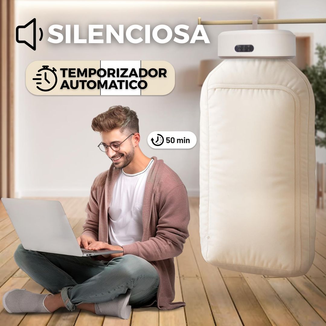 Cansada de tener la ropa húmeda. Secadora Portátil con Luz UV Ultra Dry Pro